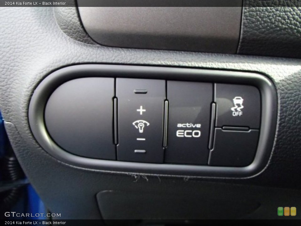 Black Interior Controls for the 2014 Kia Forte LX #87187412