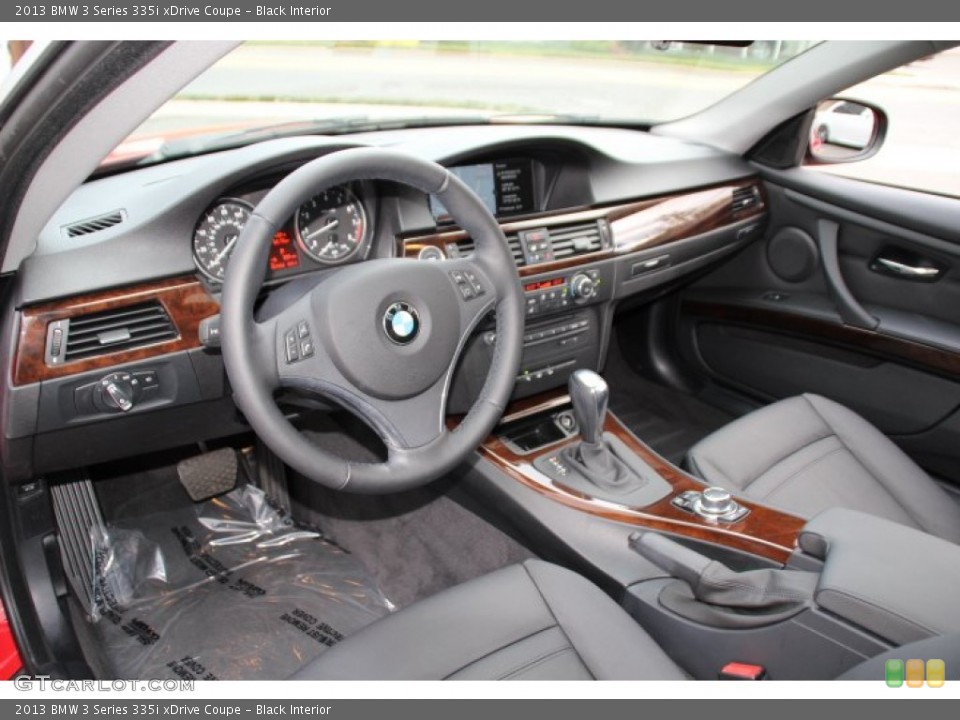 Black Interior Prime Interior for the 2013 BMW 3 Series 335i xDrive Coupe #87187440