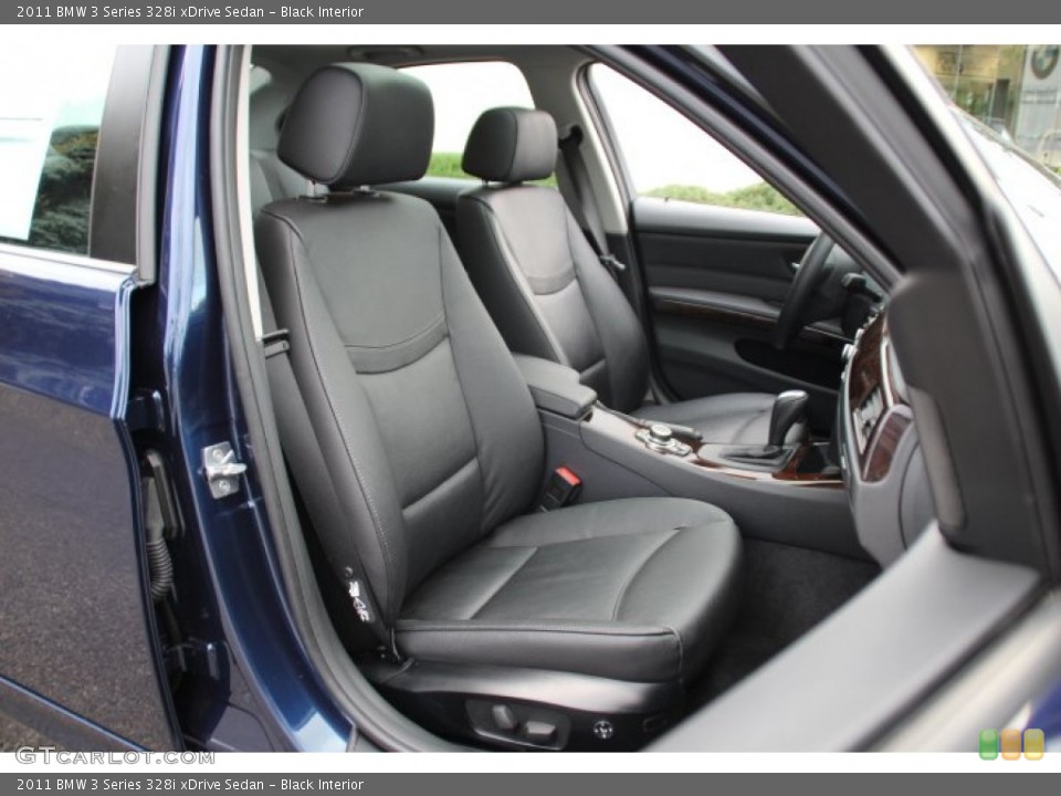 Black Interior Front Seat for the 2011 BMW 3 Series 328i xDrive Sedan #87188553