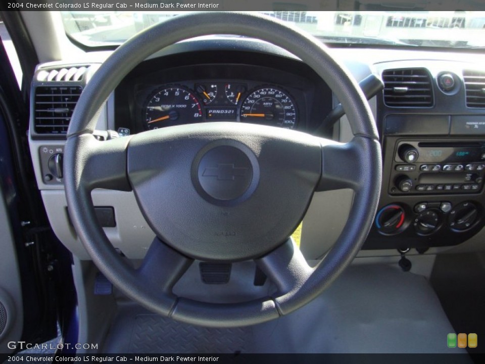 Medium Dark Pewter Interior Steering Wheel for the 2004 Chevrolet Colorado LS Regular Cab #87189795