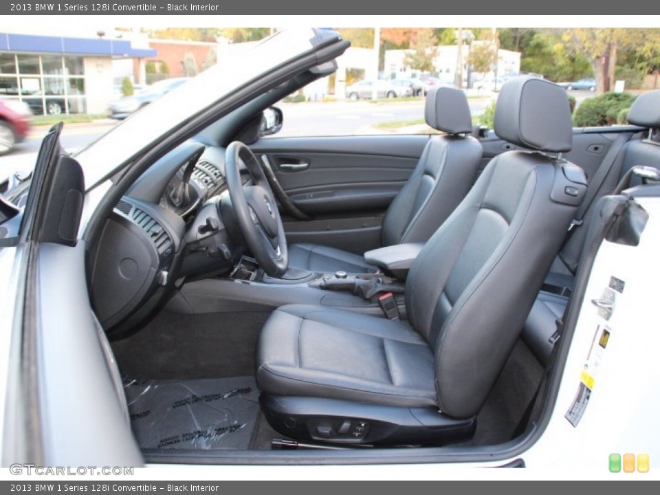 Black Interior Photo for the 2013 BMW 1 Series 128i Convertible #87191883