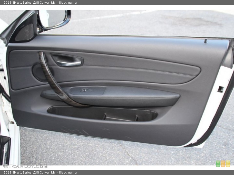 Black Interior Door Panel for the 2013 BMW 1 Series 128i Convertible #87192111