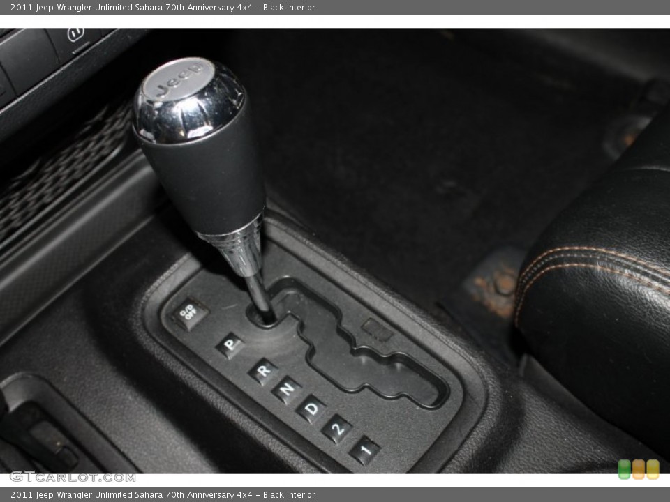 Black Interior Transmission for the 2011 Jeep Wrangler Unlimited Sahara 70th Anniversary 4x4 #87193553