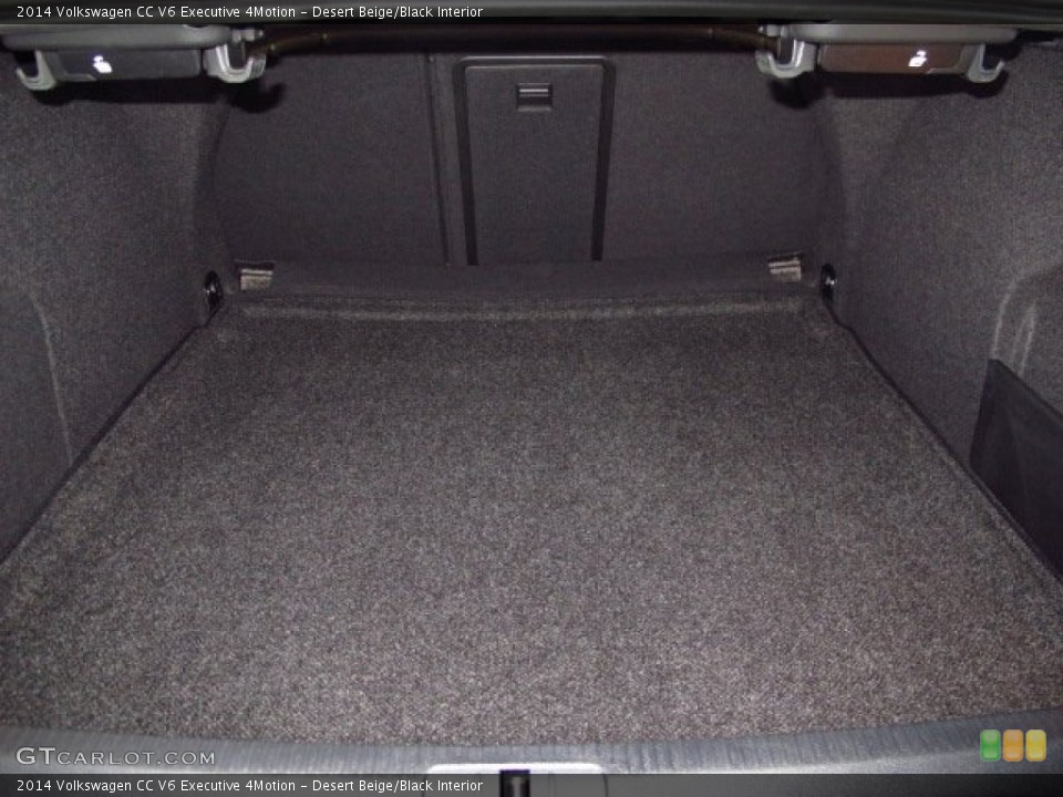 Desert Beige/Black Interior Trunk for the 2014 Volkswagen CC V6 Executive 4Motion #87194556