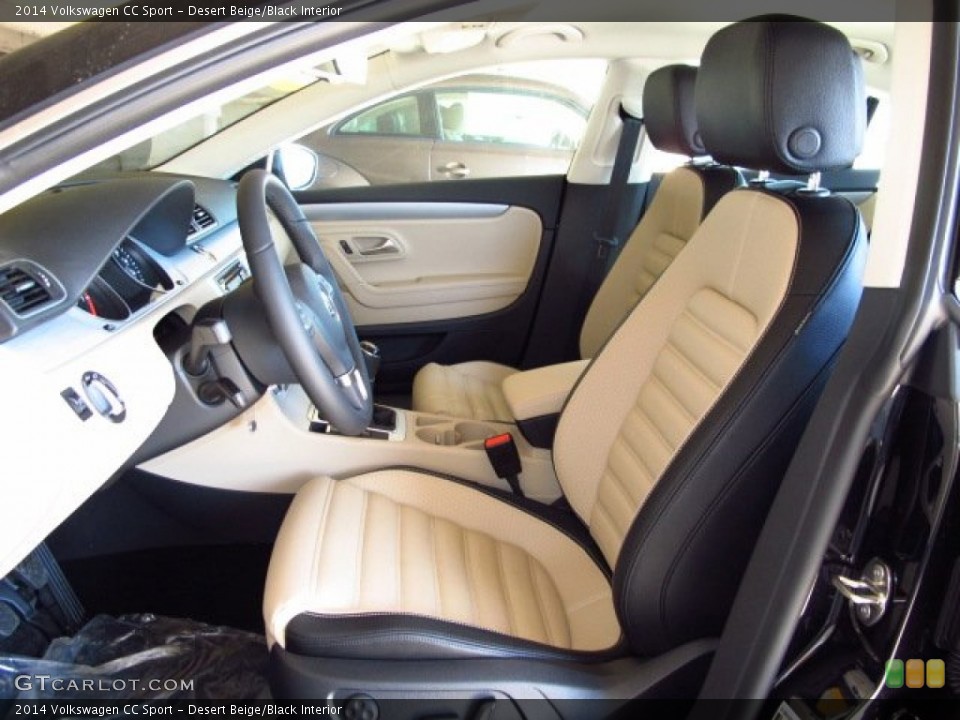Desert Beige/Black Interior Photo for the 2014 Volkswagen CC Sport #87195609