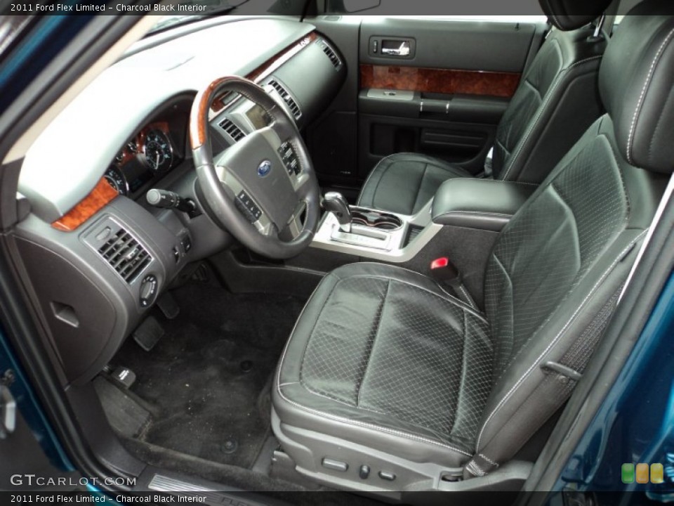 Charcoal Black Interior Prime Interior for the 2011 Ford Flex Limited #87195801