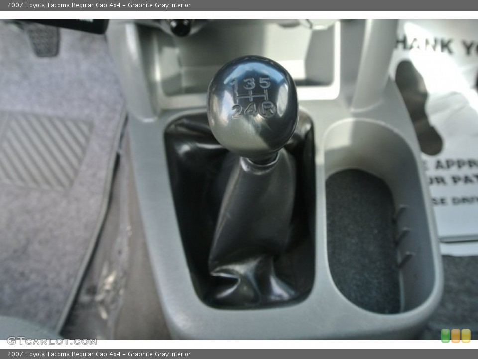 Graphite Gray Interior Transmission for the 2007 Toyota Tacoma Regular Cab 4x4 #87201654