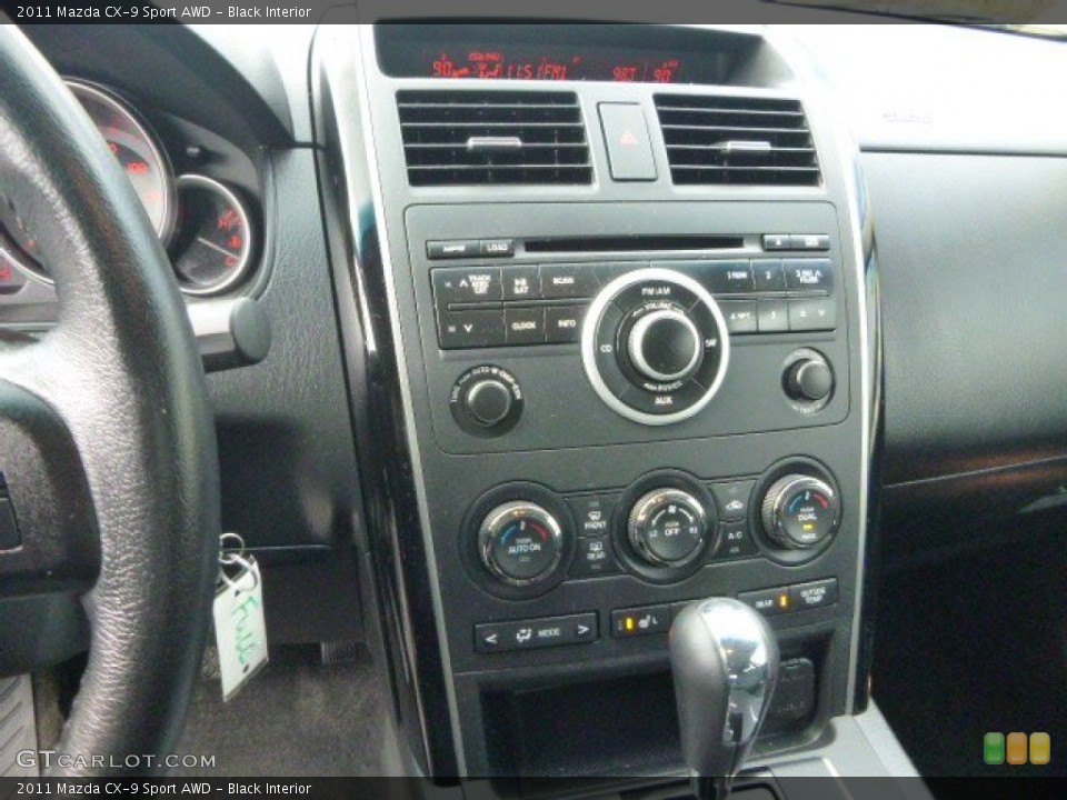 Black Interior Controls for the 2011 Mazda CX-9 Sport AWD #87202056
