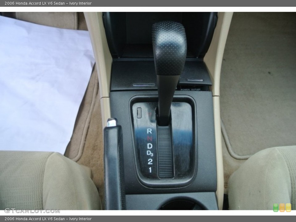 Ivory Interior Transmission for the 2006 Honda Accord LX V6 Sedan #87202185