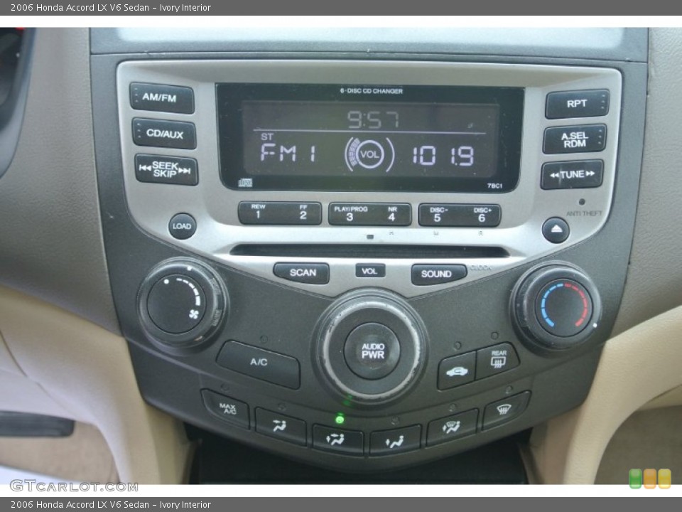 Ivory Interior Controls for the 2006 Honda Accord LX V6 Sedan #87202209