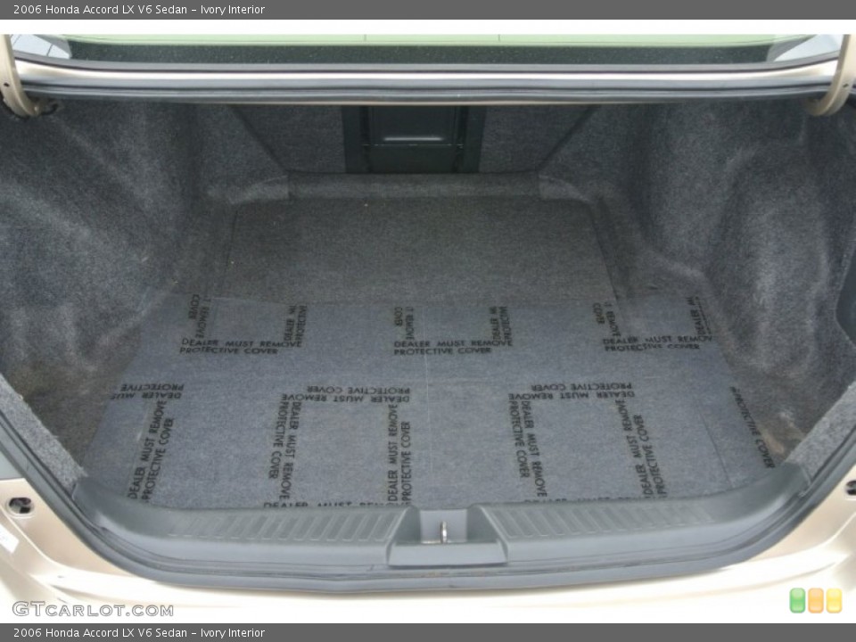 Ivory Interior Trunk for the 2006 Honda Accord LX V6 Sedan #87202290