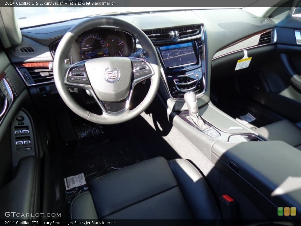 Jet Black/Jet Black Interior Prime Interior for the 2014 Cadillac CTS Luxury Sedan #87205596