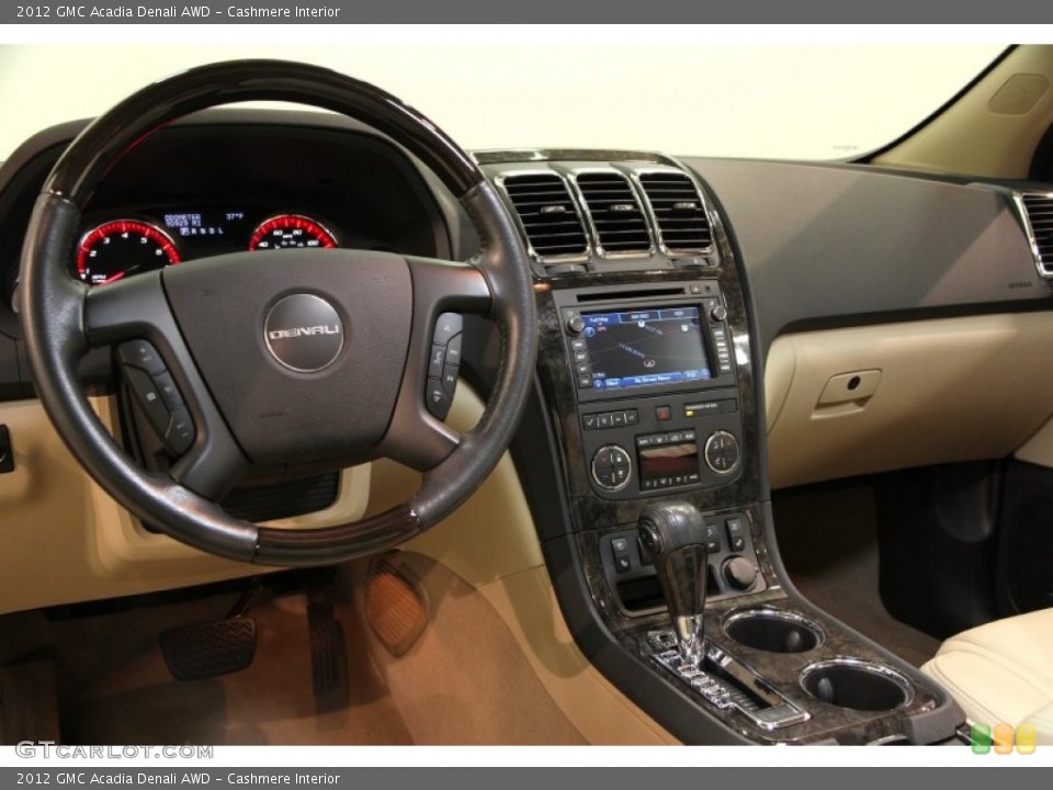 Cashmere Interior Dashboard for the 2012 GMC Acadia Denali AWD #87206565