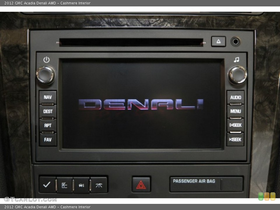Cashmere Interior Controls for the 2012 GMC Acadia Denali AWD #87206700