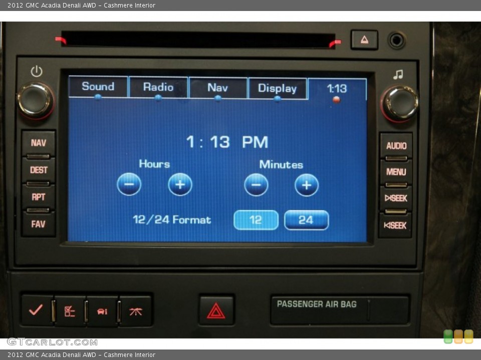 Cashmere Interior Controls for the 2012 GMC Acadia Denali AWD #87207003