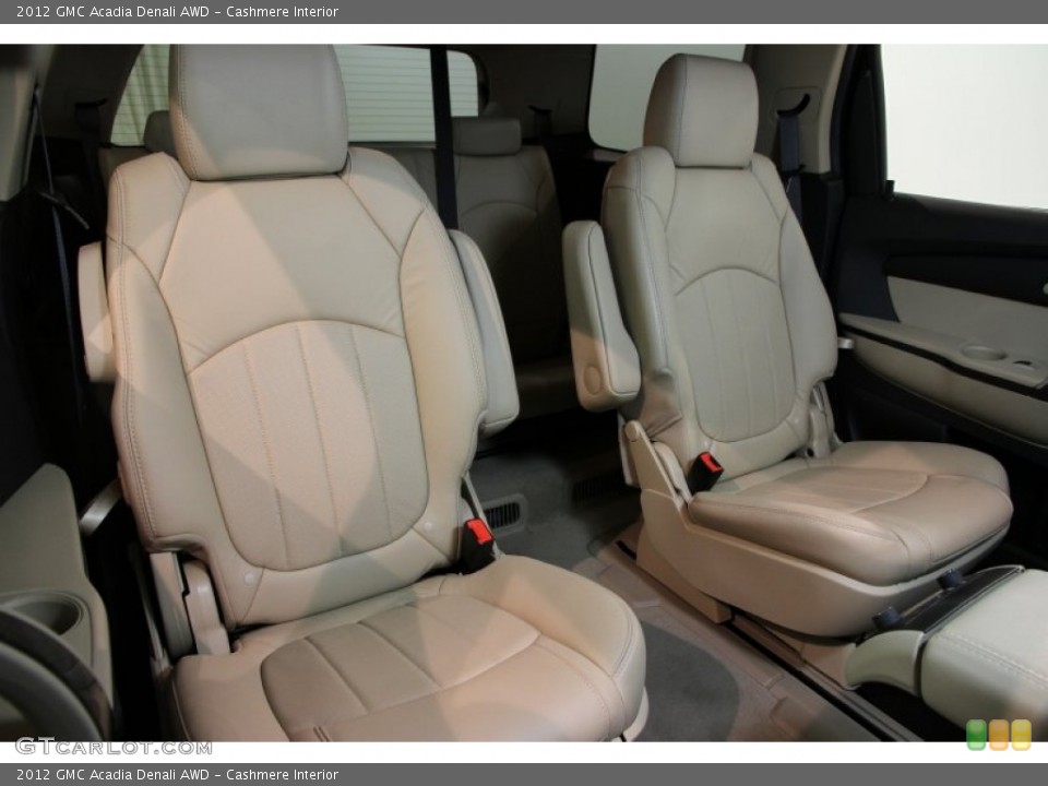Cashmere Interior Rear Seat for the 2012 GMC Acadia Denali AWD #87207186
