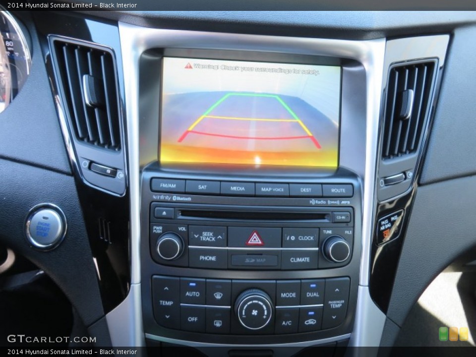 Black Interior Controls for the 2014 Hyundai Sonata Limited #87209766