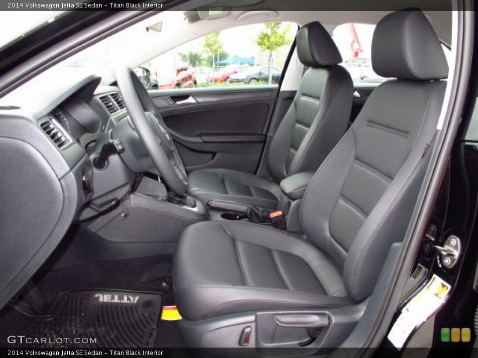 Titan Black Interior Photo for the 2014 Volkswagen Jetta SE Sedan #87210210