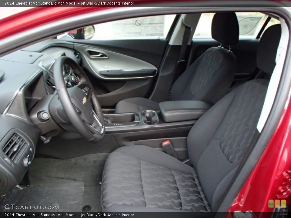 Jet Black/Dark Accents Interior Front Seat for the 2014 Chevrolet Volt  #87211539