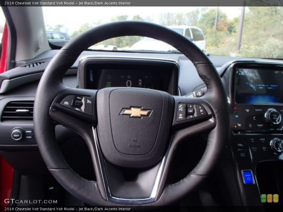 Jet Black/Dark Accents Interior Steering Wheel for the 2014 Chevrolet Volt  #87211665