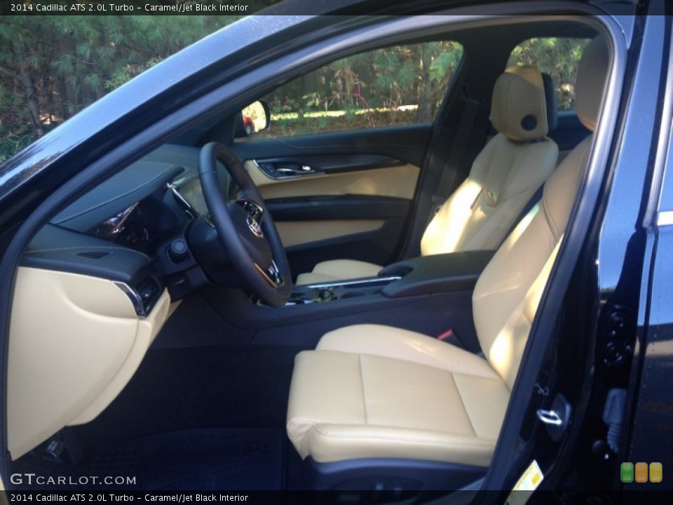 Caramel/Jet Black Interior Front Seat for the 2014 Cadillac ATS 2.0L Turbo #87216039