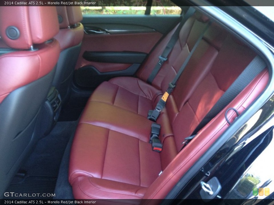 Morello Red/Jet Black Interior Rear Seat for the 2014 Cadillac ATS 2.5L #87216372