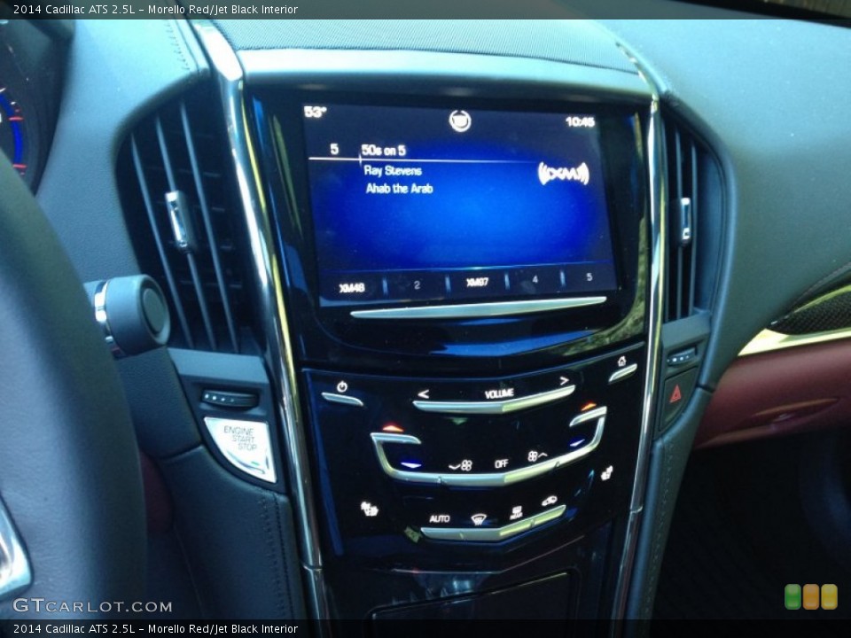 Morello Red/Jet Black Interior Controls for the 2014 Cadillac ATS 2.5L #87216564