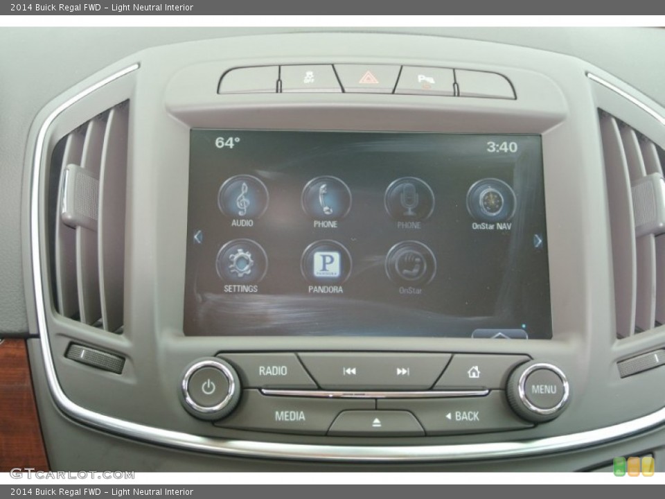 Light Neutral Interior Controls for the 2014 Buick Regal FWD #87217122