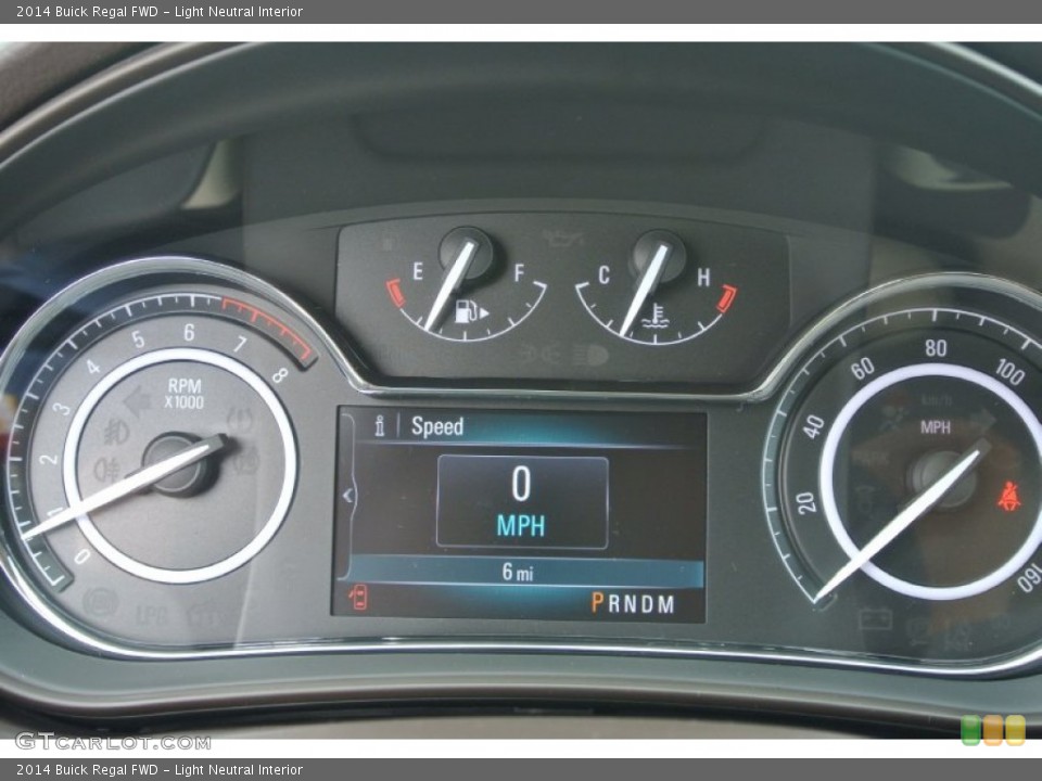 Light Neutral Interior Gauges for the 2014 Buick Regal FWD #87217197