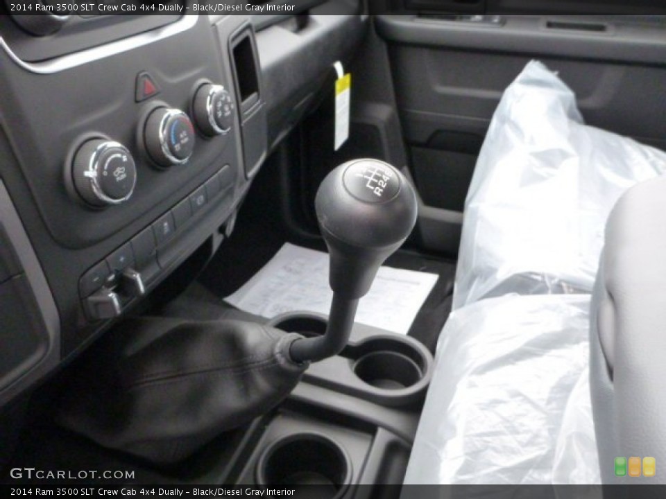 Black/Diesel Gray Interior Transmission for the 2014 Ram 3500 SLT Crew Cab 4x4 Dually #87218976