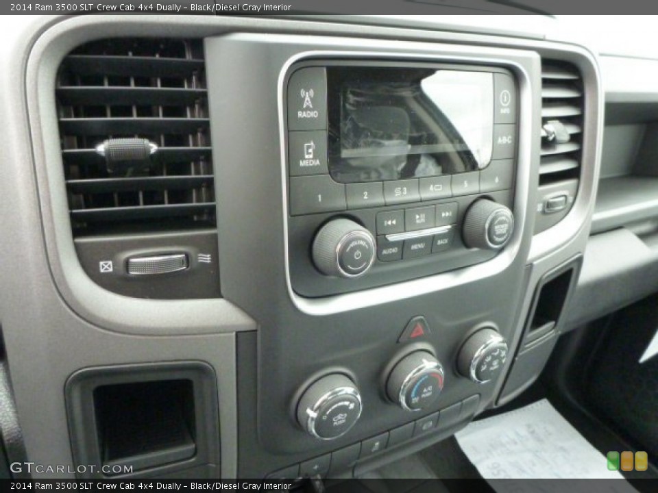 Black/Diesel Gray Interior Controls for the 2014 Ram 3500 SLT Crew Cab 4x4 Dually #87219021