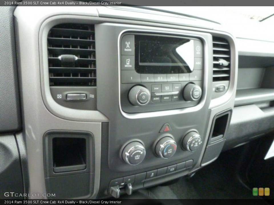 Black/Diesel Gray Interior Controls for the 2014 Ram 3500 SLT Crew Cab 4x4 Dually #87219435