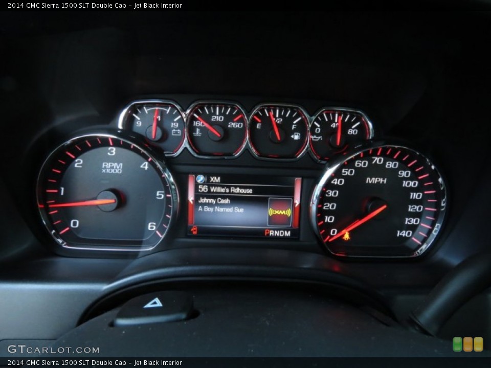 Jet Black Interior Gauges for the 2014 GMC Sierra 1500 SLT Double Cab #87220204