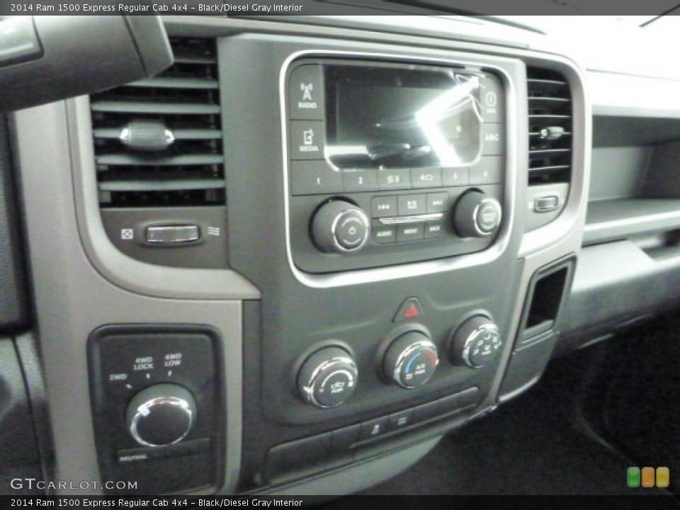 Black/Diesel Gray Interior Controls for the 2014 Ram 1500 Express Regular Cab 4x4 #87222114