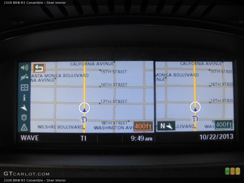 Silver Interior Navigation for the 2008 BMW M3 Convertible #87222201