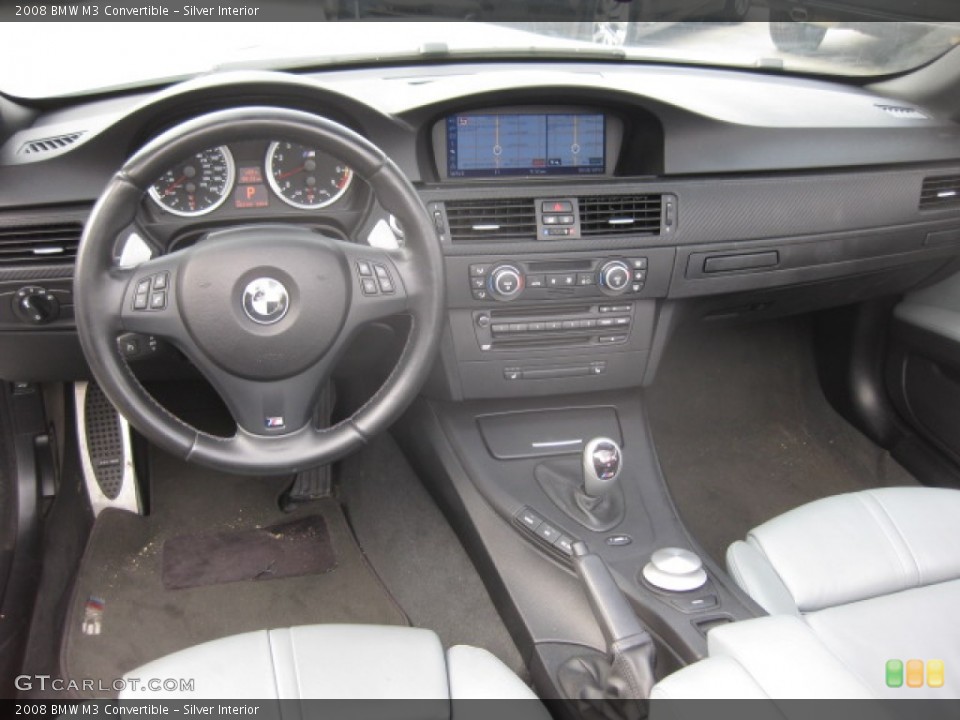 Silver Interior Prime Interior for the 2008 BMW M3 Convertible #87222279