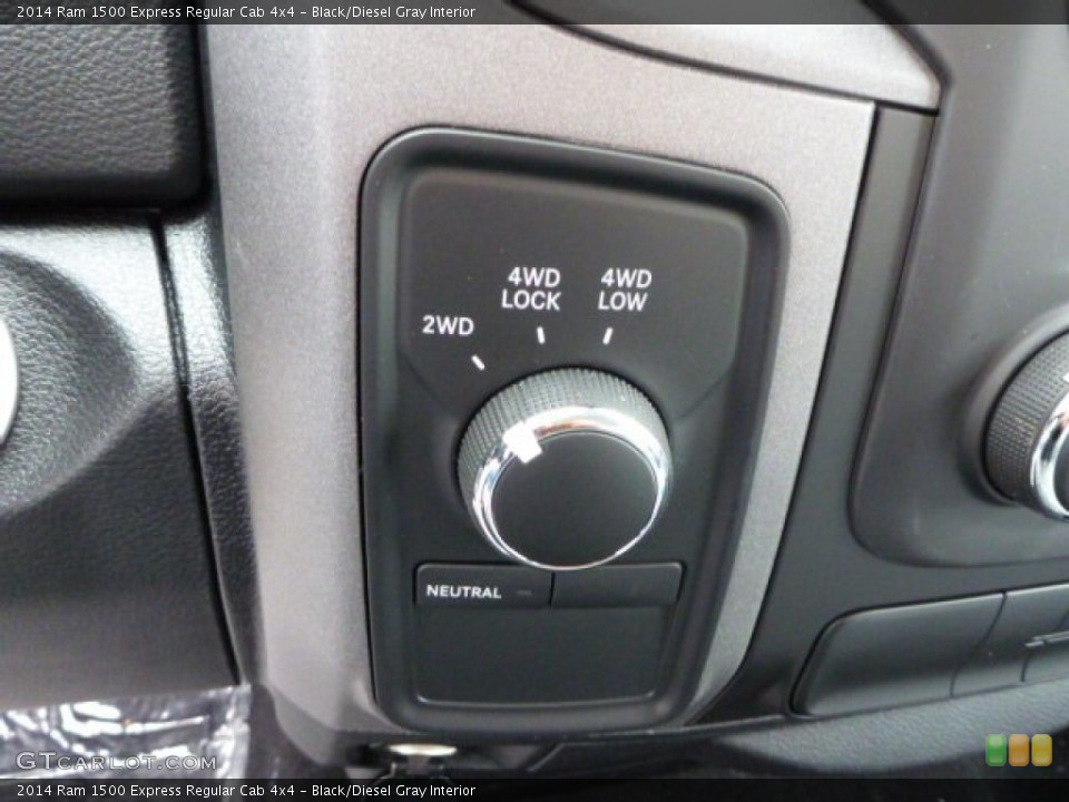 Black/Diesel Gray Interior Controls for the 2014 Ram 1500 Express Regular Cab 4x4 #87222430