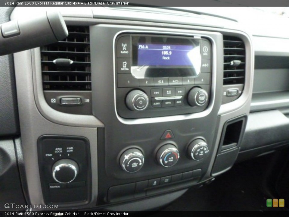 Black/Diesel Gray Interior Controls for the 2014 Ram 1500 Express Regular Cab 4x4 #87222447