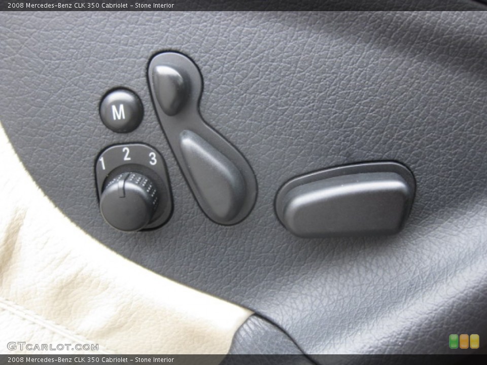Stone Interior Controls for the 2008 Mercedes-Benz CLK 350 Cabriolet #87222519