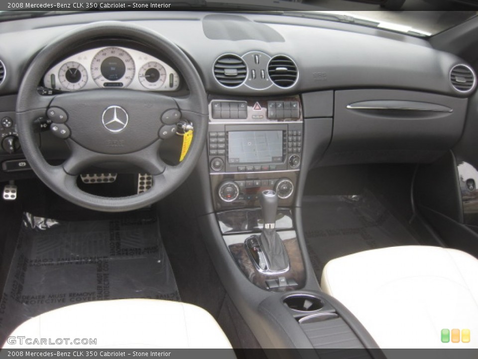 Stone Interior Prime Interior for the 2008 Mercedes-Benz CLK 350 Cabriolet #87222684