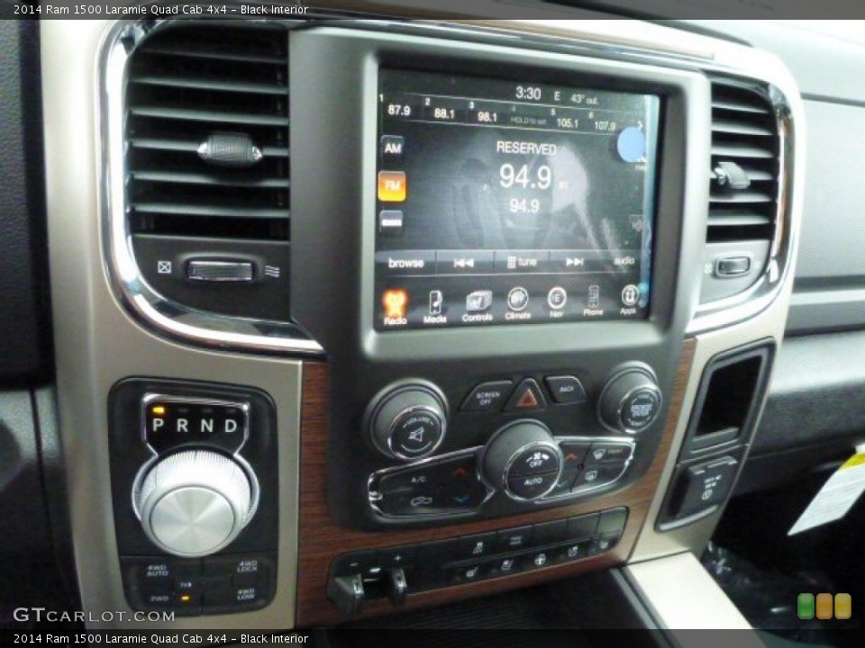 Black Interior Controls for the 2014 Ram 1500 Laramie Quad Cab 4x4 #87223086