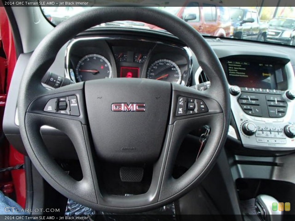 Jet Black Interior Steering Wheel for the 2014 GMC Terrain SLE AWD #87226944