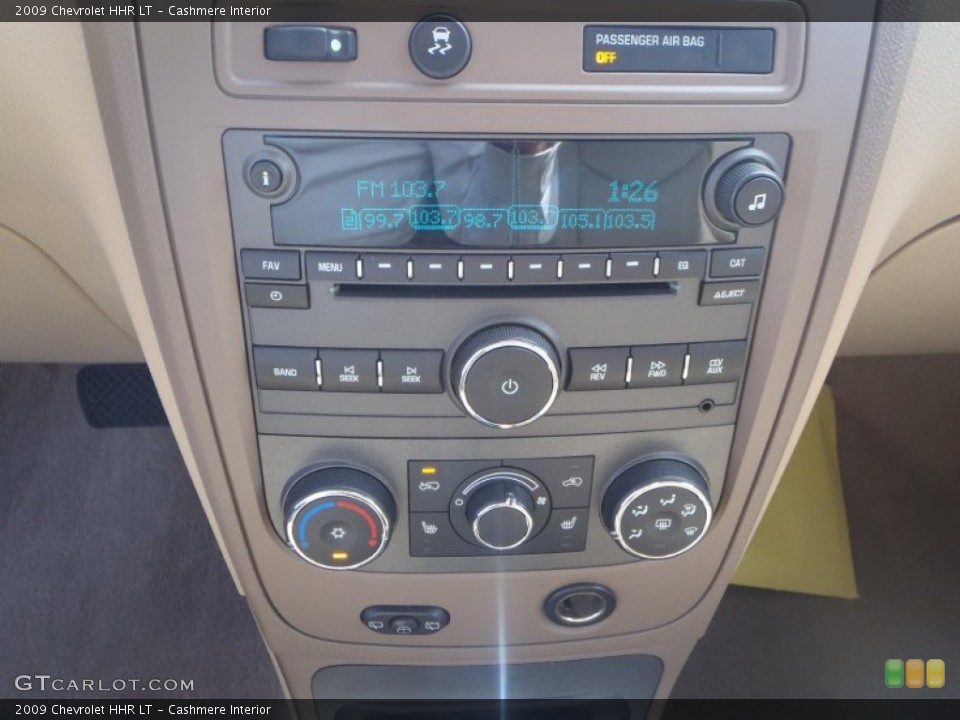 Cashmere Interior Controls for the 2009 Chevrolet HHR LT #87227682