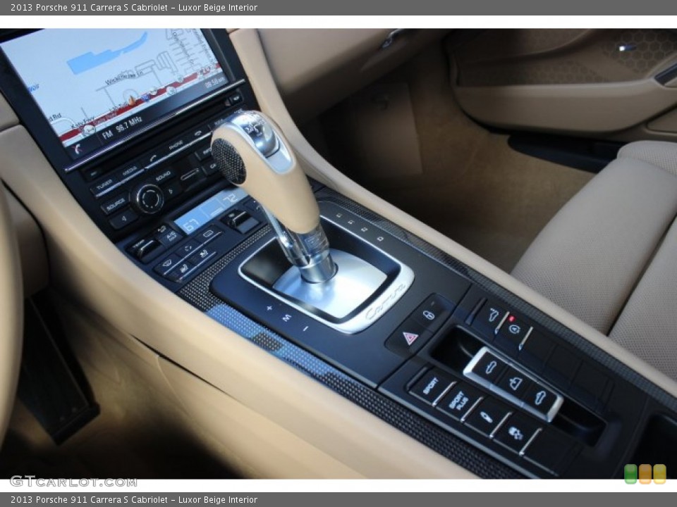 Luxor Beige Interior Transmission for the 2013 Porsche 911 Carrera S Cabriolet #87231543