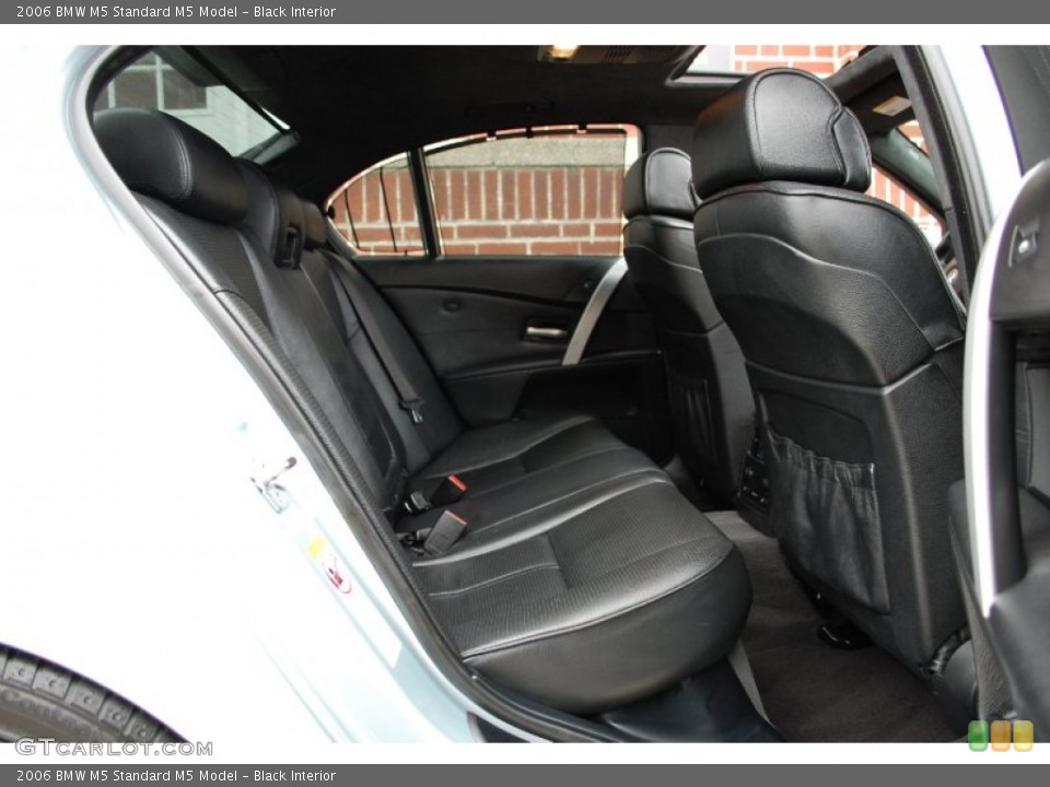 Black Interior Rear Seat for the 2006 BMW M5  #87231894