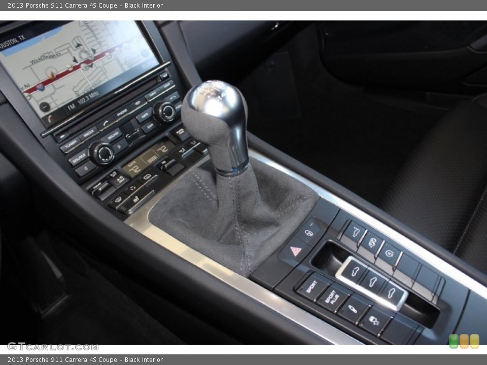 Black Interior Transmission for the 2013 Porsche 911 Carrera 4S Coupe #87232344