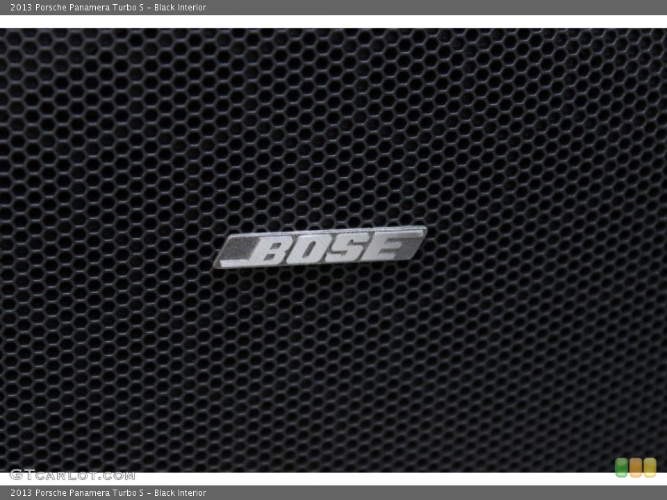 Black Interior Audio System for the 2013 Porsche Panamera Turbo S #87232941