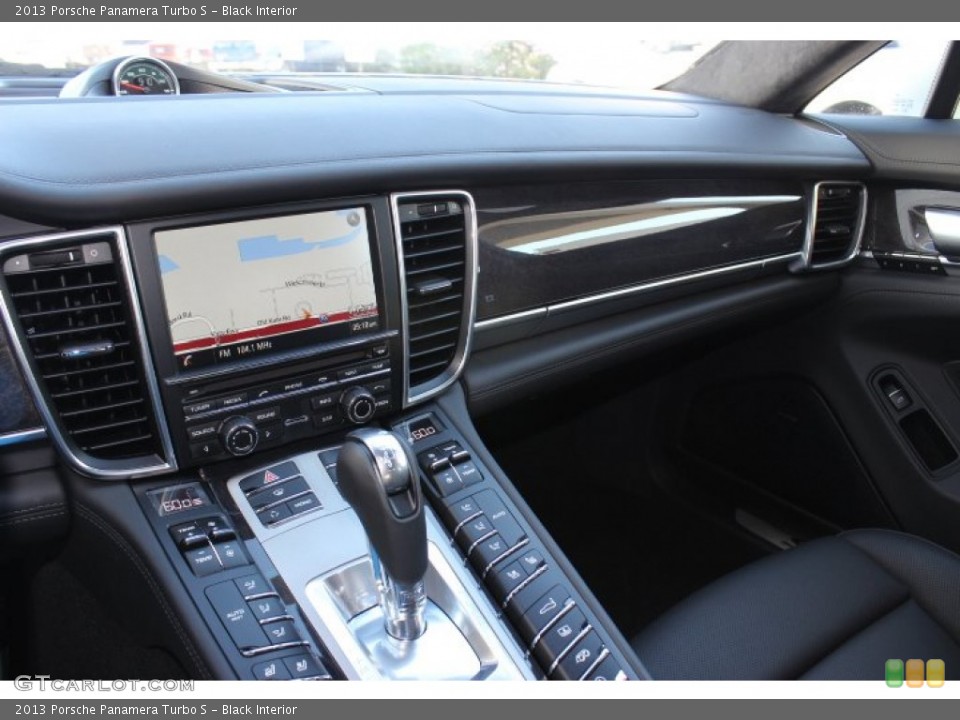 Black Interior Dashboard for the 2013 Porsche Panamera Turbo S #87233058