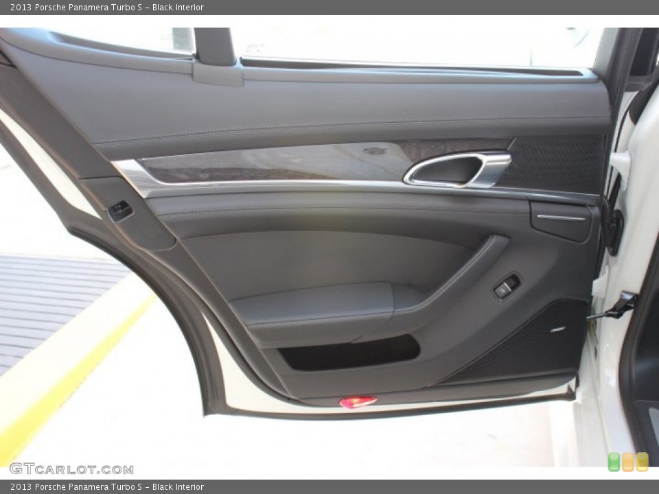Black Interior Door Panel for the 2013 Porsche Panamera Turbo S #87233385