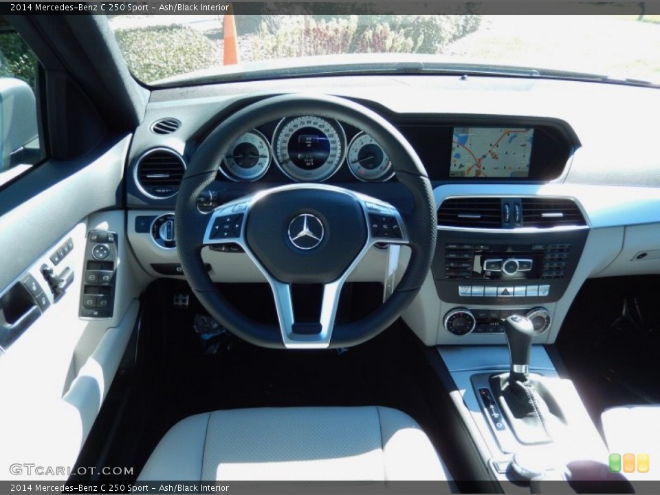 Ash/Black Interior Dashboard for the 2014 Mercedes-Benz C 250 Sport #87233694